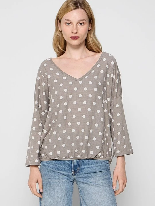 Zdjęcie produktu Bluzka Le Monde du Lin taupe
