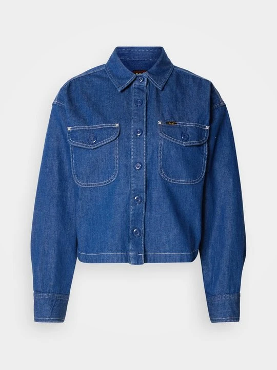Zdjęcie produktu Krótki płaszcz Lee niebieski denim