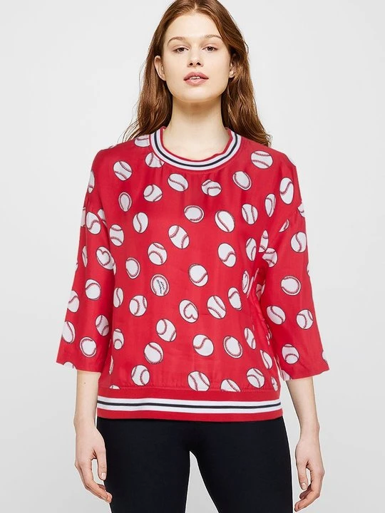 Zdjęcie produktu Bluzka LOVE MOSCHINO czerwony