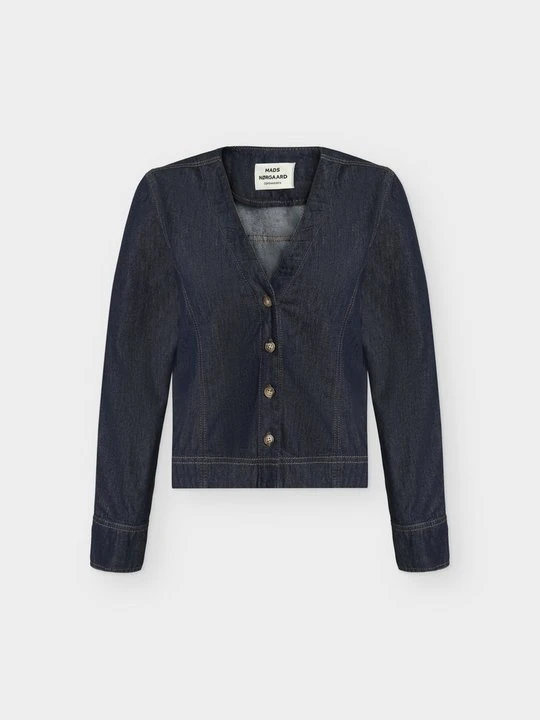 Zdjęcie produktu Bluzka Mads Nørgaard niebieski denim