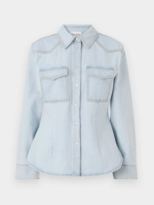 Zdjęcie produktu Bluzka MALINA jasnoniebieski denim