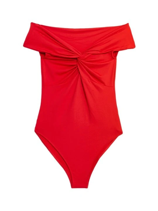 Zdjęcie produktu Bluzka Marks & Spencer czerwony