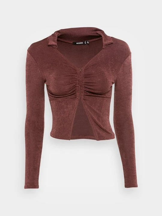 Zdjęcie produktu Bluzka Missguided ciemnobrązowy