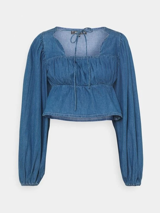 Zdjęcie produktu Bluzka Missguided niebieski denim