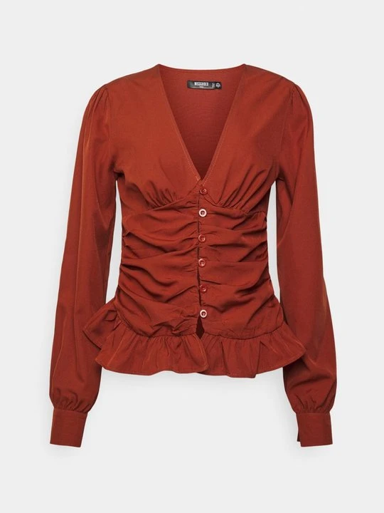 Zdjęcie produktu Bluzka Missguided ciemnoczerwony