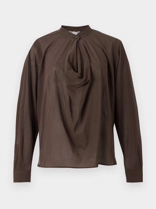 Zdjęcie produktu Bluzka MM By Max Mara ciemnobrązowy