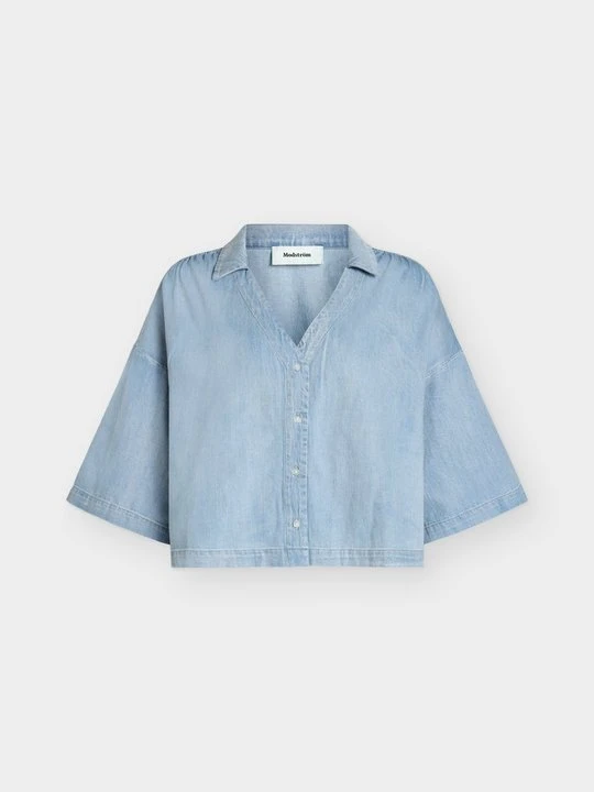 Zdjęcie produktu Bluzka Modström niebieski denim