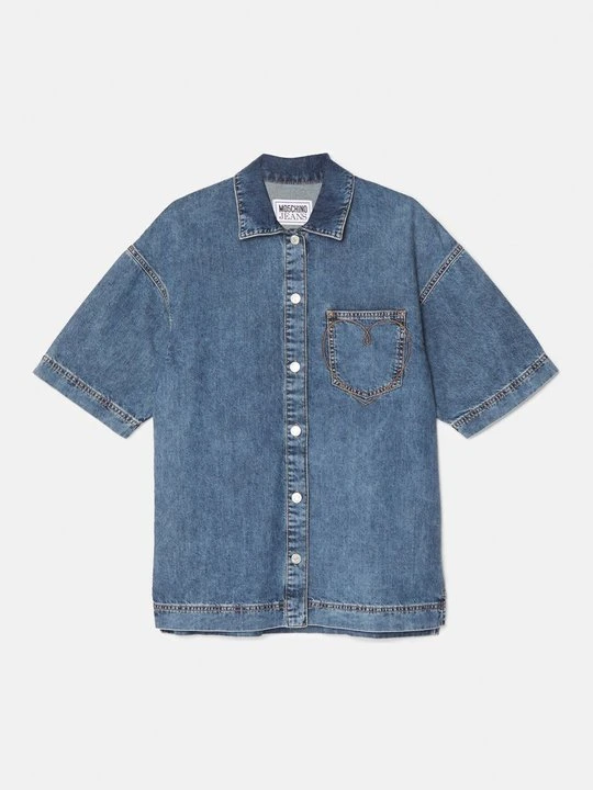Zdjęcie produktu Bluzka MOSCHINO jasnoniebieski denim
