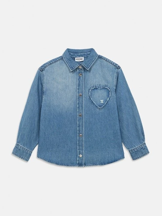 Zdjęcie produktu Bluzka MOSCHINO niebieski denim