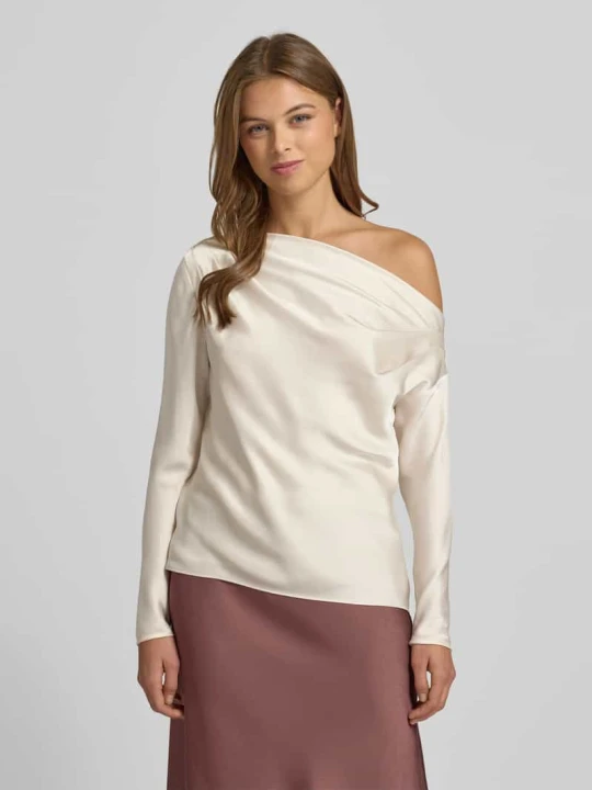 Zdjęcie produktu Bluzka o kroju regular fit w kroju na jedno ramię Model 'HASBRIN' Lauren Ralph Lauren Biały