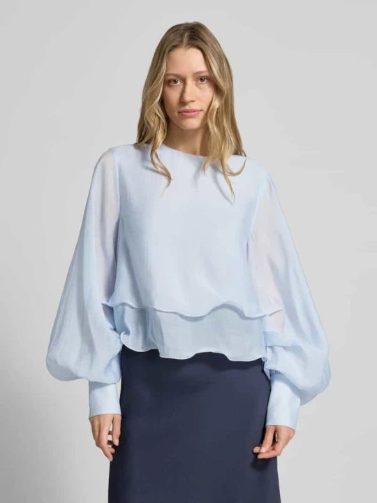 Zdjęcie produktu Bluzka o kroju regular fit w stylu warstwowym model 'TILLY' CPH MUSE Jasnoniebieski