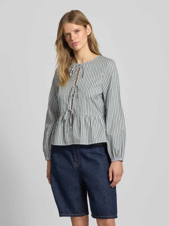Zdjęcie produktu Bluzka o kroju regular fit z czystej bawełny Marc O'Polo Khaki
