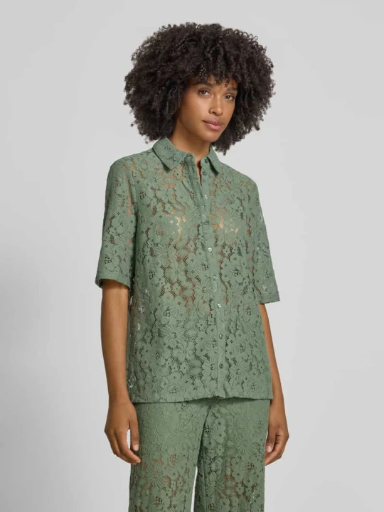 Zdjęcie produktu Bluzka o kroju regular fit z mieszanki bawełny model 'HONEY' Vero Moda Trzcinowy
