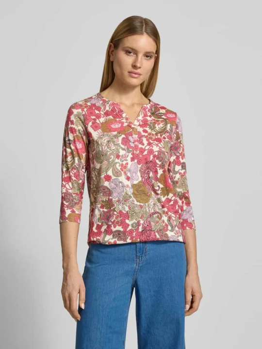 Zdjęcie produktu Bluzka o kroju regular fit z mieszanki wiskozy model 'Felicity' Soyaconcept Różowy