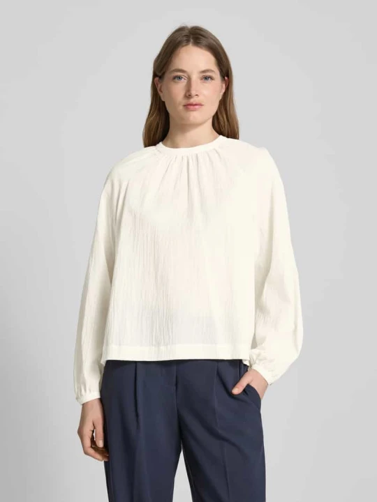 Zdjęcie produktu Bluzka o kroju regular fit z wycięciem w kształcie łezki Scotch & Soda Écru