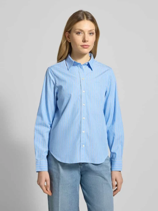 Zdjęcie produktu Bluzka o kroju regular fit z wyhaftowanym logo model „ONEBUY” Gant Jasnoniebieski
