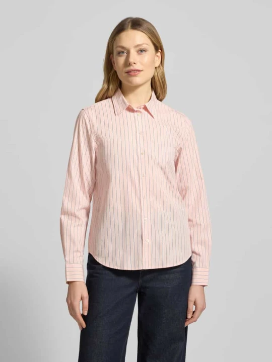 Zdjęcie produktu Bluzka o kroju regular fit z wyhaftowanym logo model „ONEBUY” Gant Różowy