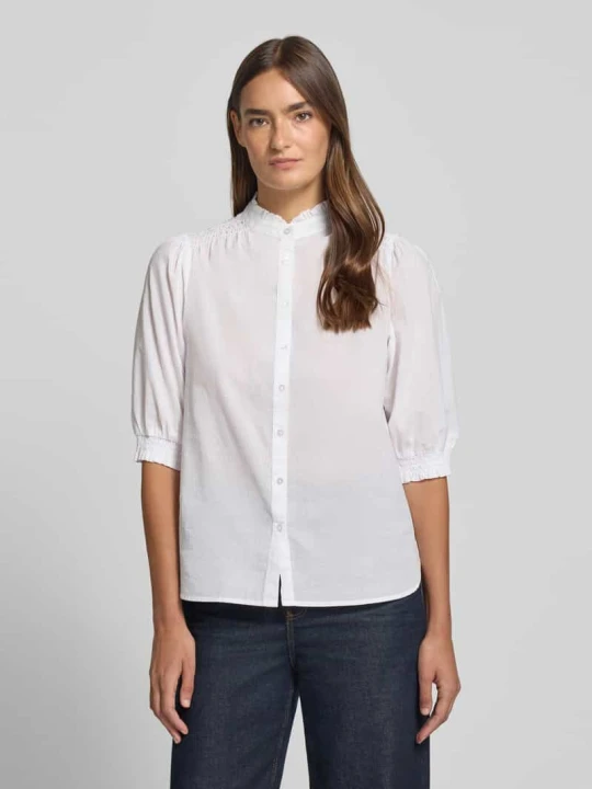 Zdjęcie produktu Bluzka o kroju regular fit ze stójką model 'CALISTE' Soyaconcept Biały