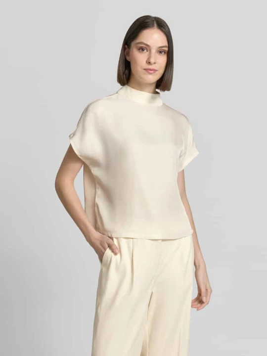 Zdjęcie produktu Bluzka o kroju regular fit ze stójką model 'Zarlia' Someday Piaskowy