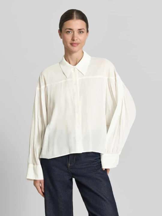 Zdjęcie produktu Bluzka o kroju relaxed fit model 'SELENI' Drykorn Złamany biały