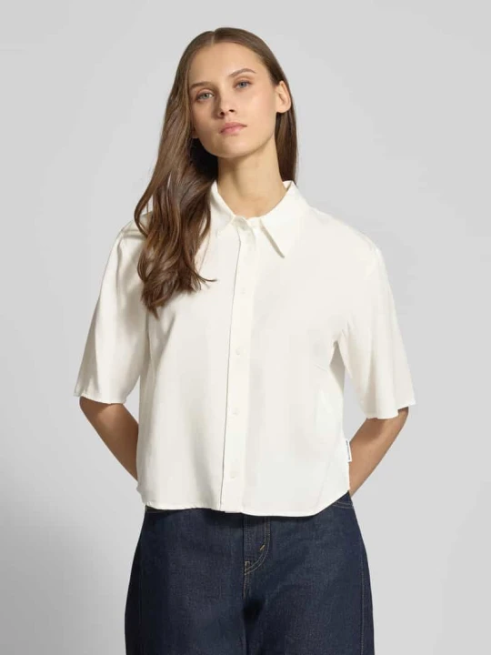 Zdjęcie produktu Bluzka w kroju relaxed fit z czystego lyocellu Marc O'Polo Złamany biały