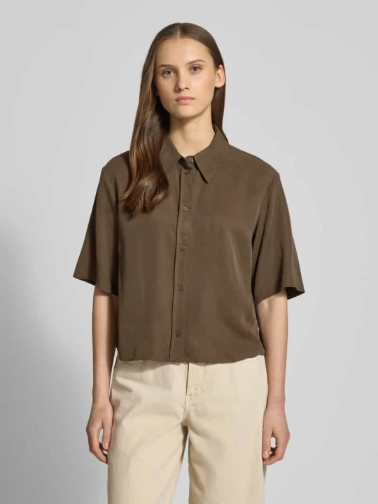 Zdjęcie produktu Bluzka w kroju relaxed fit z czystego lyocellu Marc O'Polo Średniobrązowy