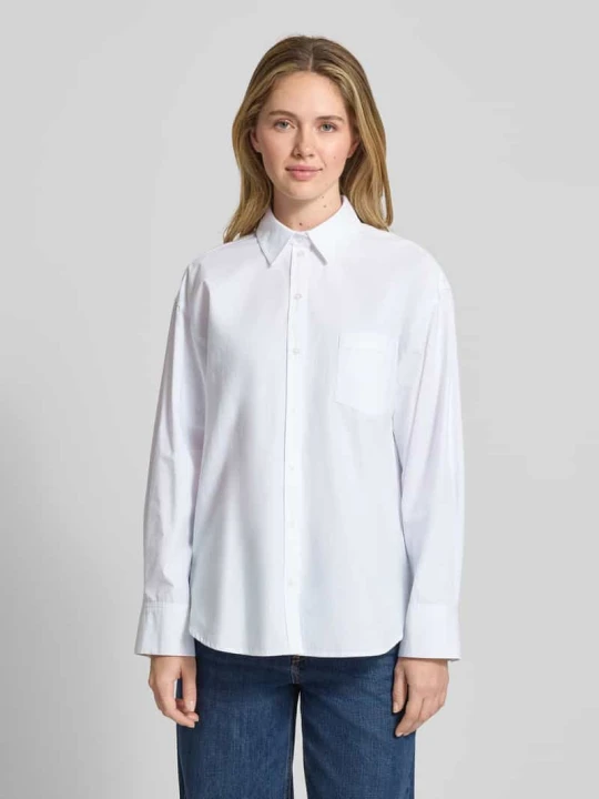 Zdjęcie produktu Bluzka o kroju relaxed fit z brustaszą Jake*s Biały