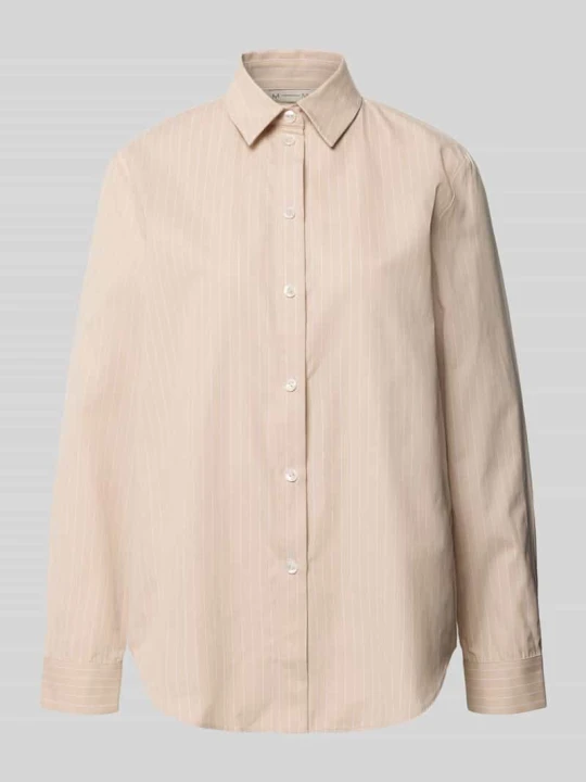 Zdjęcie produktu Bluzka o kroju relaxed fit z listwą guzikową model 'DANZA' MM By Max Mara Piaskowy melanż