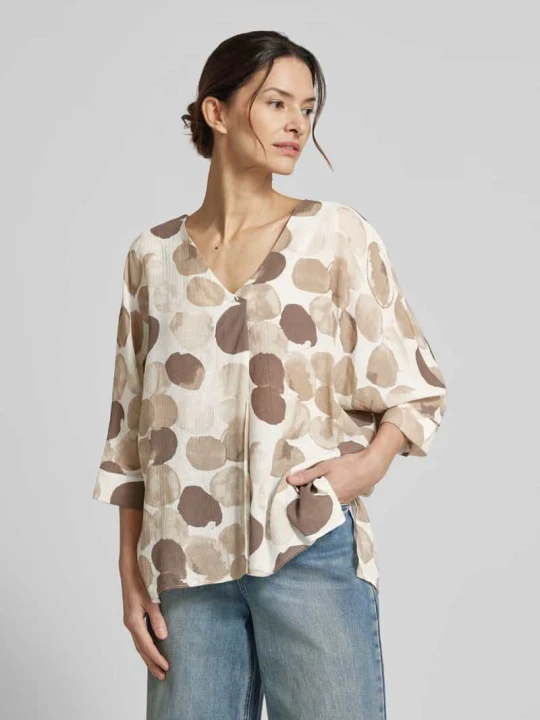 Zdjęcie produktu Bluzka o kroju relaxed fit z mieszanki wiskozy Apricot