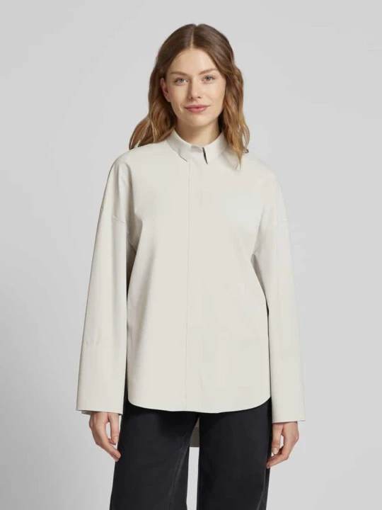 Zdjęcie produktu Bluzka o kroju relaxed fit z obniżonymi ramionami model ‘PATELLA’ MM By Max Mara Jasnoszary