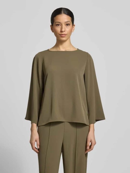 Zdjęcie produktu Bluzka o kroju relaxed fit z okrągłym dekoltem comma Khaki