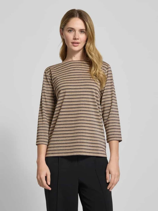 Zdjęcie produktu Bluzka o kroju relaxed fit z rękawem o dł. 3/4 z mieszanki wiskozy s.Oliver Camel