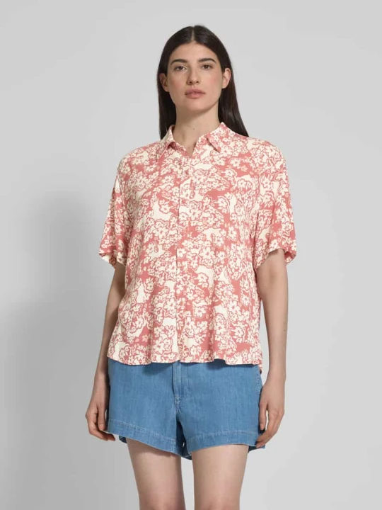 Zdjęcie produktu Bluzka o kroju relaxed fit z wiskozy z rękawem o dł. 1 / 2 Jake*s Terakotowy