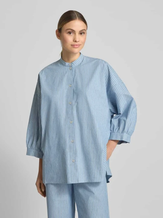 Zdjęcie produktu Bluzka o kroju relaxed fit ze stójką Jake*s Jeansowy niebieski