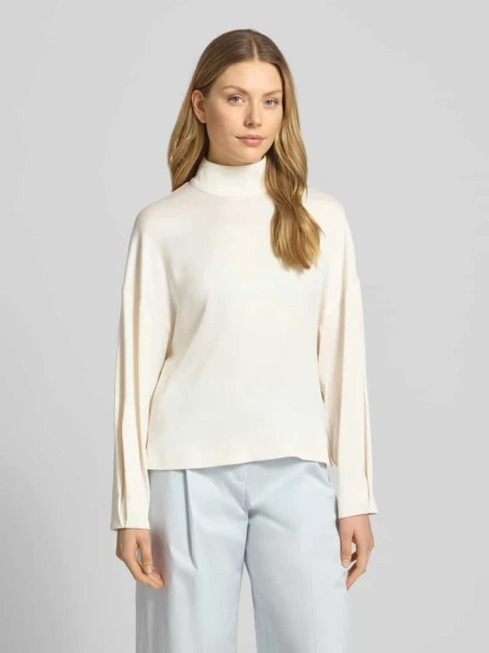 Zdjęcie produktu Bluzka o kroju relaxed fit ze stójką model 'ALVARA' Drykorn Złamany biały