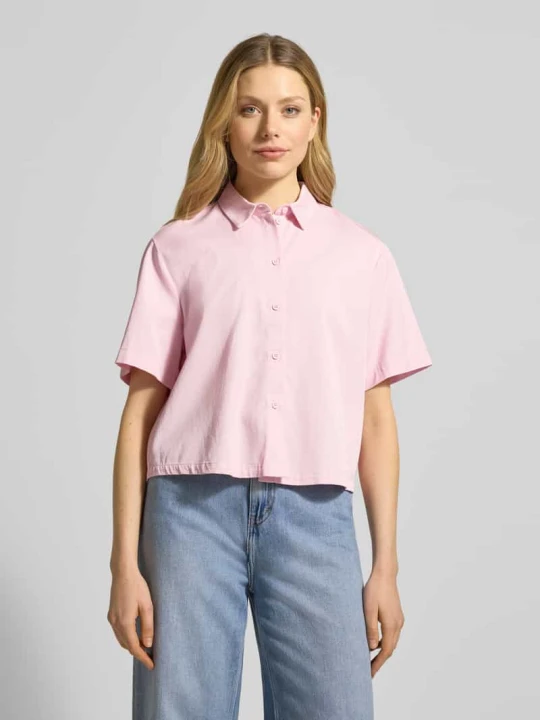 Zdjęcie produktu Bluzka o kroju slim fit z mieszanki lyocellu i bawełny Jake*s Mocnoróżowy