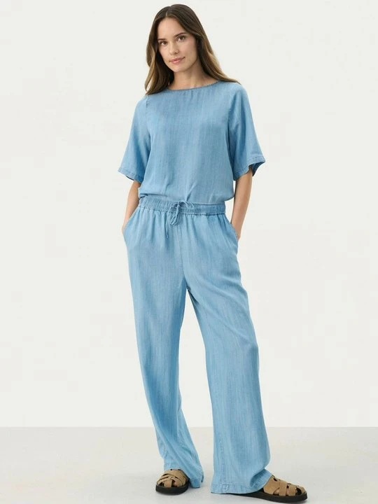 Zdjęcie produktu Bluzka Part Two jasnoniebieski denim