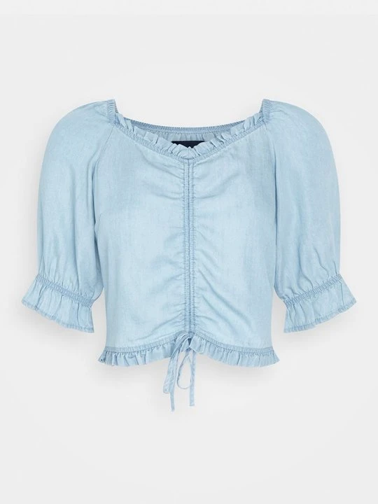 Zdjęcie produktu Bluzka Pieces jasnoniebieski denim