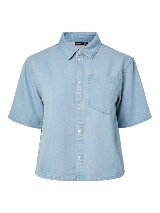 Zdjęcie produktu Bluzka Pieces jasnoniebieski denim