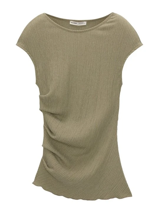 Zdjęcie produktu Bluzka PULL&BEAR khaki