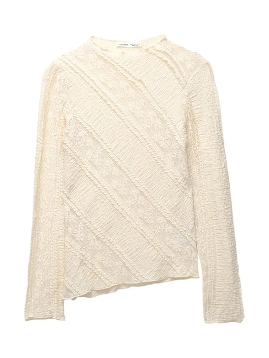 Zdjęcie produktu Bluzka PULL&BEAR beżowy