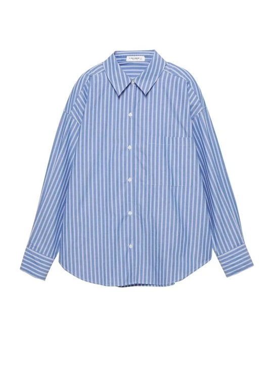 Zdjęcie produktu Bluzka PULL&BEAR niebieski