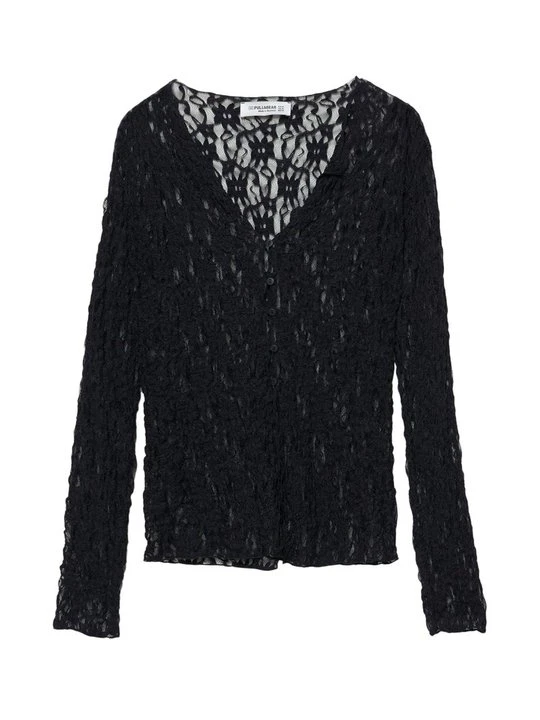 Zdjęcie produktu Bluzka PULL&BEAR czarny