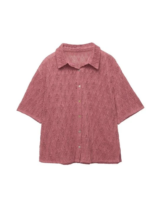 Zdjęcie produktu Bluzka PULL&BEAR różowy