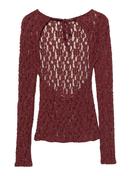 Zdjęcie produktu Bluzka PULL&BEAR ciemnoczerwony