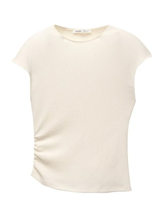 Zdjęcie produktu Bluzka PULL&BEAR beżowy