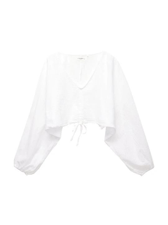 Zdjęcie produktu Bluzka PULL&BEAR biały