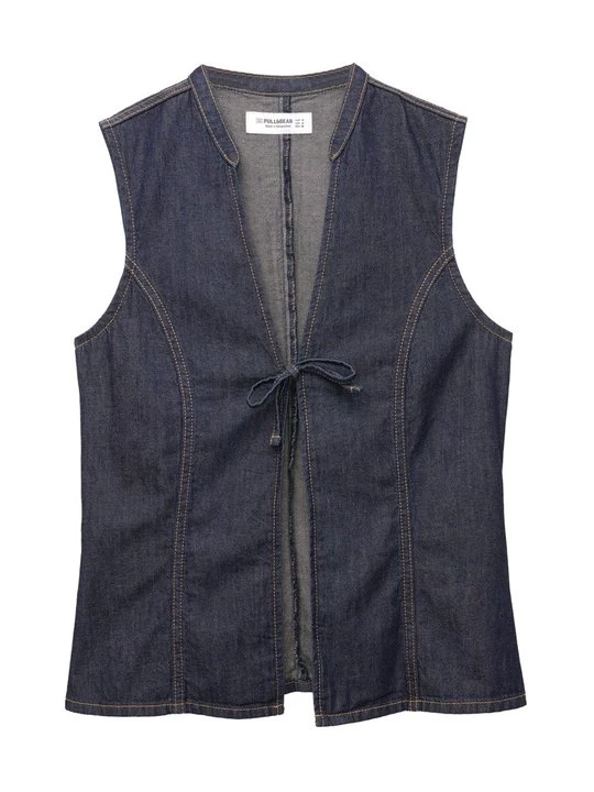 Zdjęcie produktu Bluzka PULL&BEAR granatowy