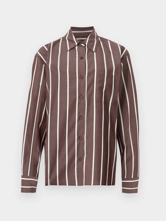 Zdjęcie produktu Bluzka z zapięciem na guziki rag & bone brązowy