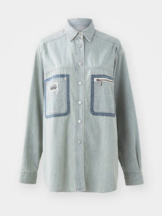 Zdjęcie produktu Bluzka Replay niebieski denim